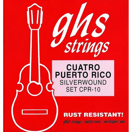 GHS CPR-10 Cuatro Puerto Rico Silverwound Strings