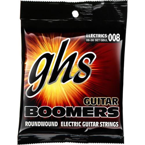 GHS GBUL Boomers Roundwound Ultra Light Electric Guitar Strings