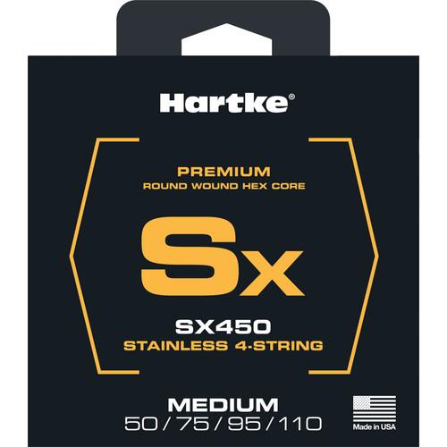 Hartke SX450 Stainless Round Wound Electric Bass Guitar Strings