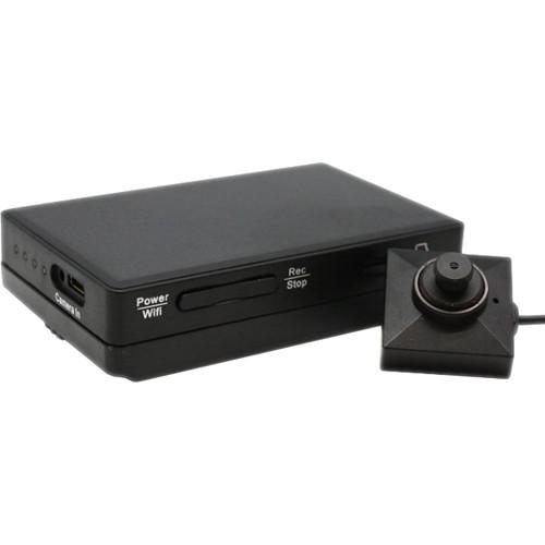 KJB Security Products DVR40W Wi-Fi Handheld DVR and 1080p Button Camera Set