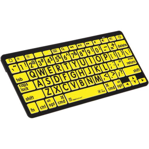 LogicKeyboard XL Print American English Bluetooth 3.0 Mini Keyboard