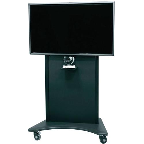 Middle Atlantic FlexView Series FVS-800ESC-BK Electric Lift Display Cart with 4" Casters