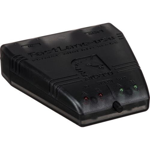 MOTU FastLane - 2 Input 2 Output USB MIDI Interface for Mac and PC