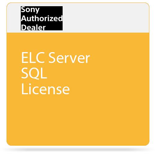 Sony ELC Server SQL License