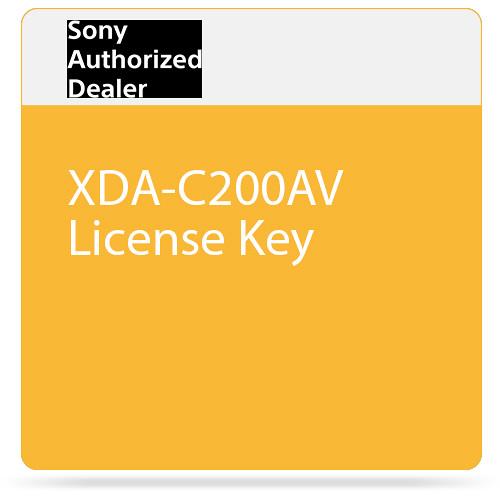 Sony XDA-C200AV License Key