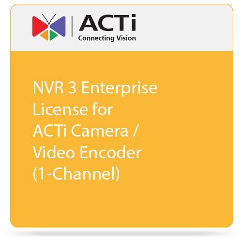 ACTi NVR 3 Enterprise License for ACTi Camera Video Encoder