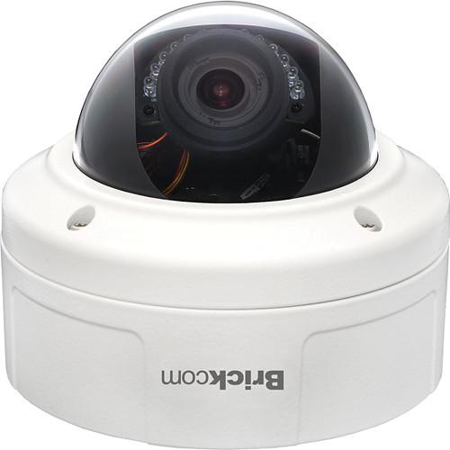 Brickcom VD-202Np 2MP Full HD Outdoor Vandal Dome Network Camera with 3.3 to 10.5mm Lens & Built-in Heater
