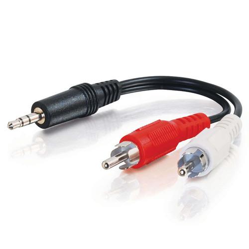 C2G Value Series 3.5mm Stereo Male to 2 RCA Stereo Male Y-Cable