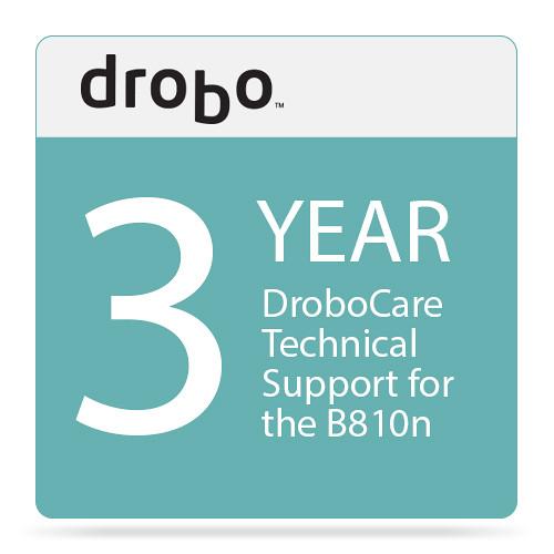 Drobo Three-Year DroboCare Technical Support for Drobo B810n NAS Enclosure