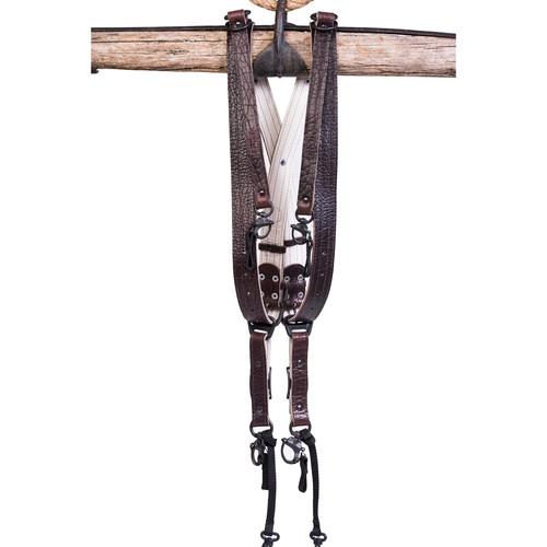 HoldFast Gear Money Maker 3-Camera Leather Harness