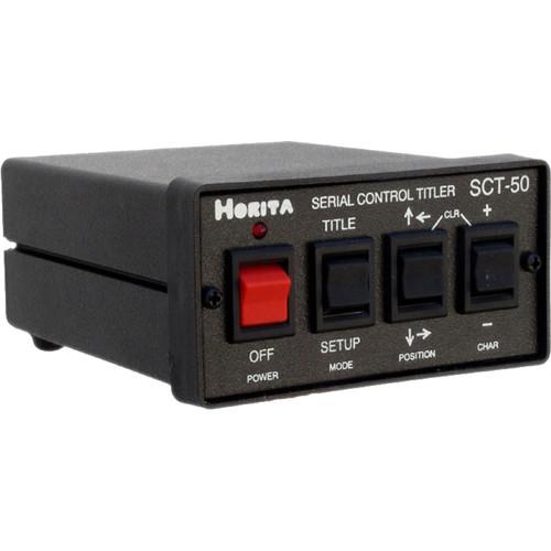 Horita SCT-50 Character Generator, Time Date Stamp, Serial Control