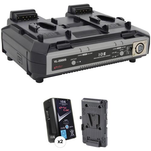 IDX System Technology Endura Cue-D150 V-Mount 2-Battery Kit for Blackmagic URSA