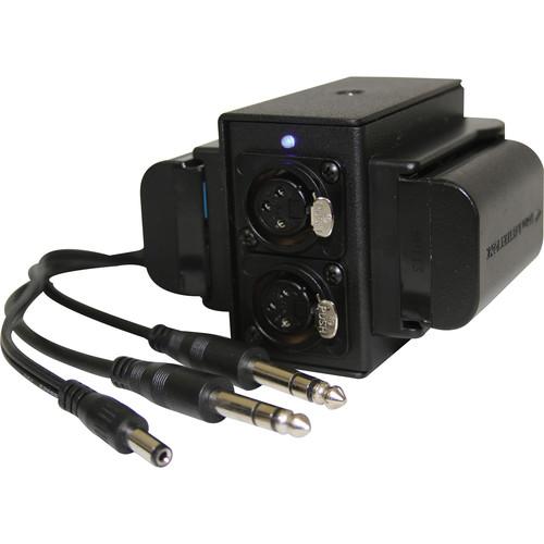 IndiPRO Tools Dual LP-E6 Power Grid & XLR Audio Box for Blackmagic Cinema & Production Camera 4K