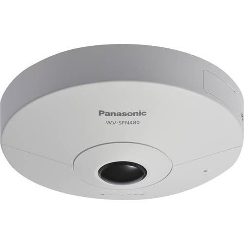 Panasonic WV-SFN480 i-PRO ULTRA 360° Indoor Network Dome Camera with with 1.38mm Fisheye Lens