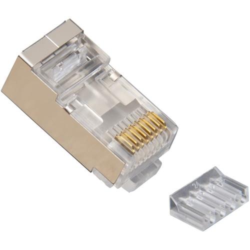 Platinum Tools RJ45 Standard Shielded 2-Piece CAT6 Connector with Liner