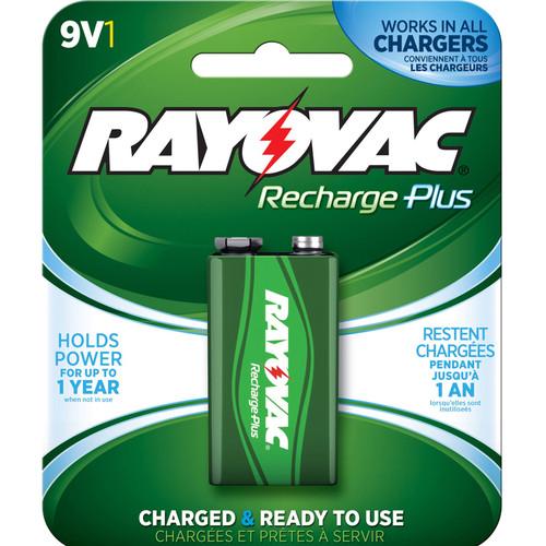 RAYOVAC Recharge Plus Rechargeable 9V Battery