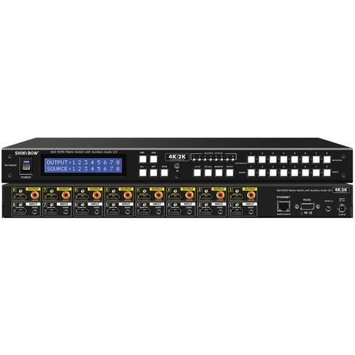 Shinybow SB-5688AK 8 x 8 HDMI Matrix Switcher with Auxiliary Audio