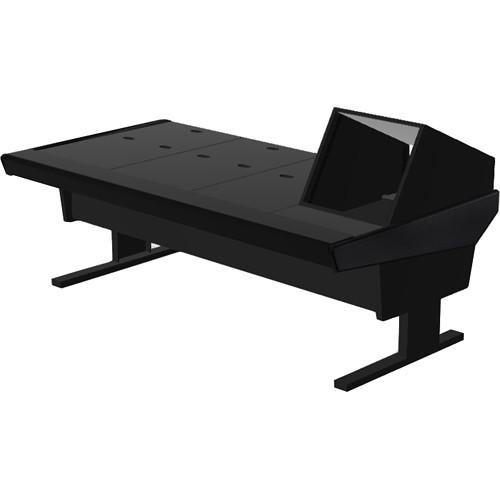 Argosy V1R Universal Workstation Desk with VR1005 10U Front, 5U Rear Module