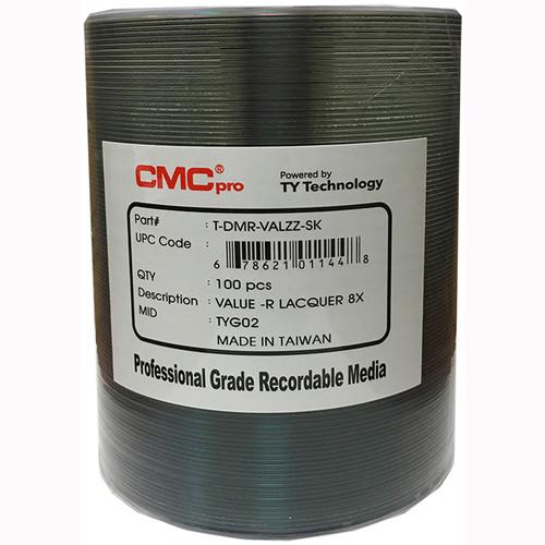 CMC Pro DVD-R 4.7GB 8x Value Shiny Silver Lacquer Discs