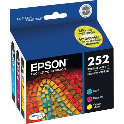 Epson T252 DURABrite Ultra Standard-Capacity Color Multi-Pack Ink Cartridges