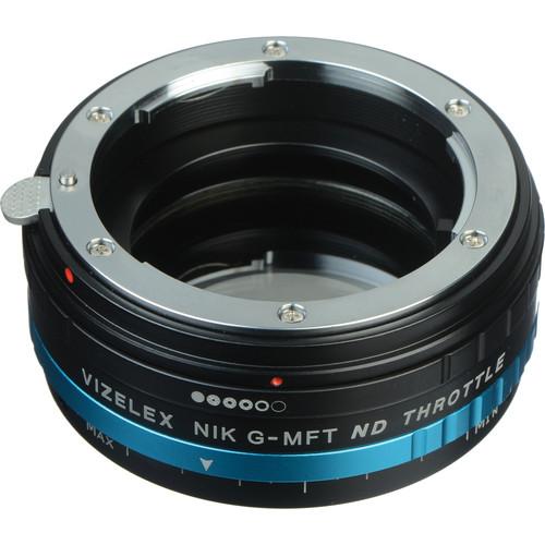 FotodioX Nikon F Lens to Micro Four Thirds Camera Vizelex ND Throttle Adapter