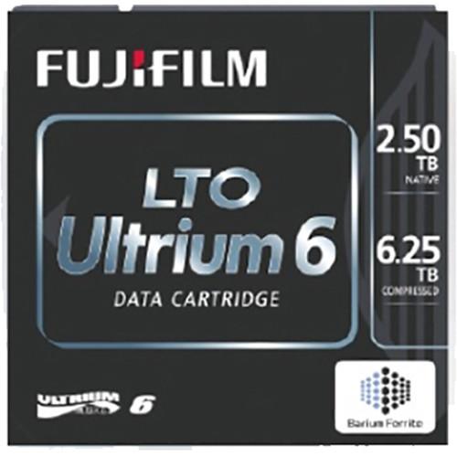 FUJIFILM LTO Ultrium 6 Custom Bar-Code Labeled Data Cartridge