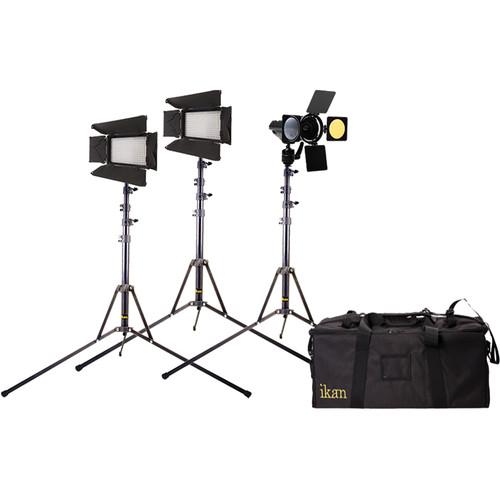 ikan IBK2316 Flyweight 3-Point Interview Light Kit