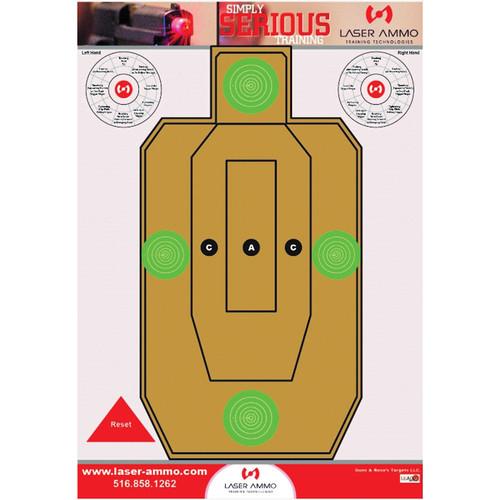 Laser Ammo 16 x 23" Cardboard Target for Heavy Gauges