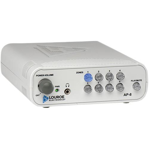 Louroe 8-Zone Manual Audio Monitoring Base Station