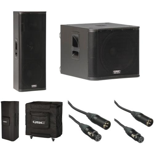 QSC KW153 and KW181 Kit with Covers and Cables