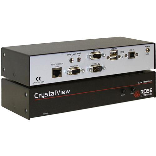 Rose Electronics CrystalView CAT5 Single-Access PS 2 KVM Extender Kit