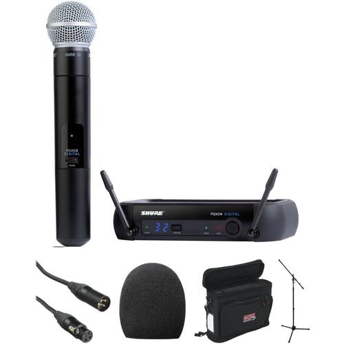 Shure PGXD24 SM58 Wireless Handheld Microphone Basic Package Kit