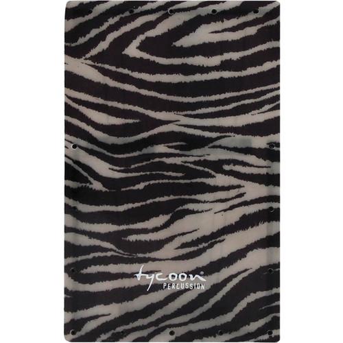 Tycoon Percussion Fiberglass Series Zebra Design Front Plate Replacement for TKXFGZ-29 Cajon