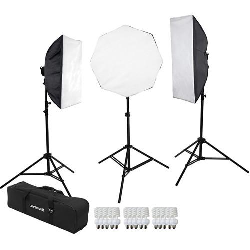 Westcott 3-Light D5 Daylight Softbox Kit with Carry Case