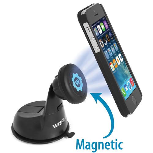 WizGear Universal Magnetic Car Dashboard and Windshield Mount for Smartphones