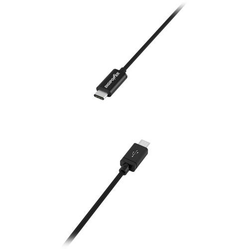 DigiPower USB 2.0 Type-C Male to Micro-USB Male Charge & Sync Cable