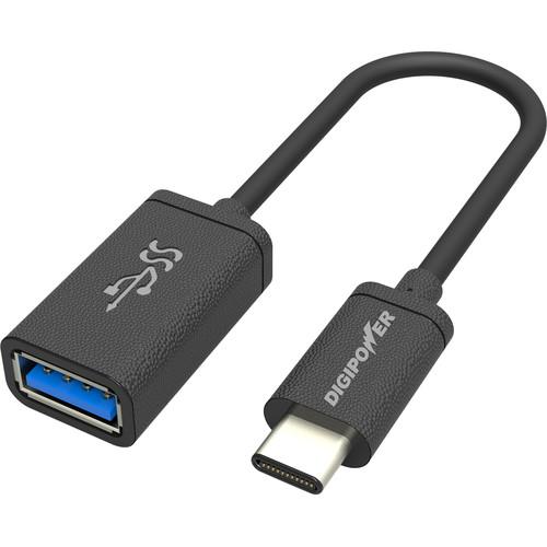 DigiPower USB 3.1 Gen 1 Type-C Male to Type-A Female Adapter Cable