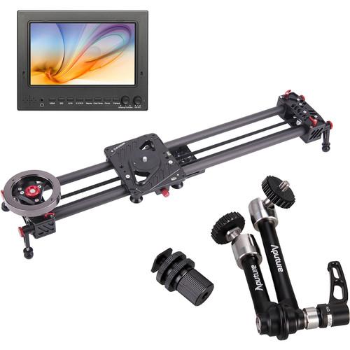 FeelWorld 7" 3G-SDI HDMI Monitor with Carbon Fiber Shark Slider & Magic Arm Kit