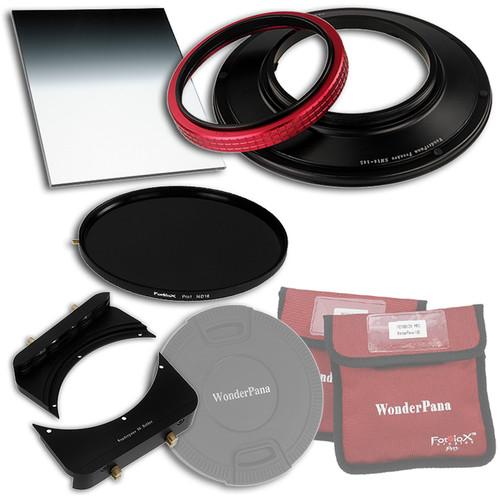 FotodioX WonderPana FreeArc Core Unit Kit for Sigma 8-16mm Lens with 145mm Solid Neutral Density 1.2 and 6.6 x 8.5" Hard-Edge Graduated Neutral Density 0.9 Filters