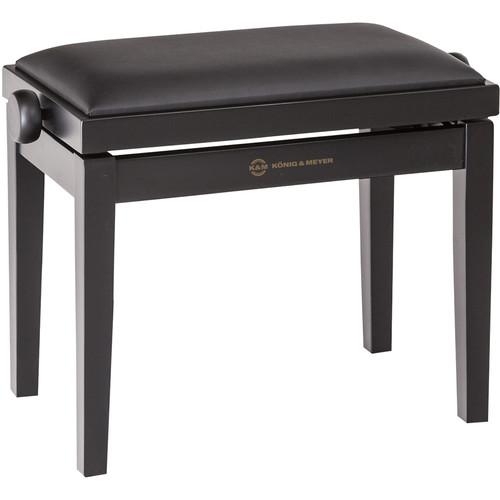 K&M 13910 Piano Bench with Matte Finish & Imitation Leather Seat