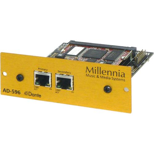 Millennia Audinate Dante Module for HV-3R with AD-596-DR Analog to Digital Converter Board