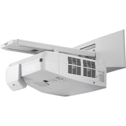NEC NP-UM351W-WK 3500 Lumen WXGA Ultra-Short Throw LCD Projector with Wall-Mount