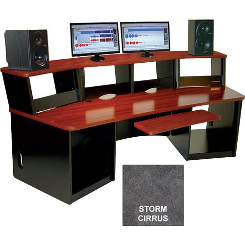 Omnirax Force 40 Multi-Purpose Workstation with One-Piece Monitor Bridge