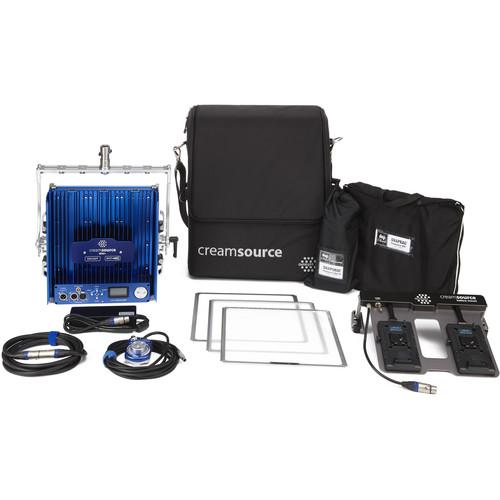 Outsight Creamsource Mini Doppio Tungsten 1x1 LED Panel Gaffer Kit