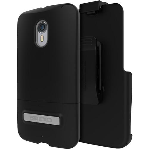 Seidio SURFACE Case with Kickstand and Holster for Motorola Moto X Pure Edition