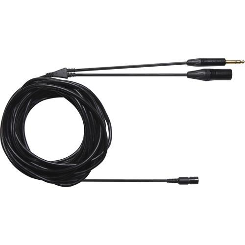 Shure Straight 3-Pin XLR and 1 4" Male Cable for BRH50M 440M 441M Broadcast Headset