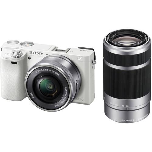Sony Alpha a6000 Mirrorless Digital Camera with 16-50mm and 55-210mm Lenses Kit