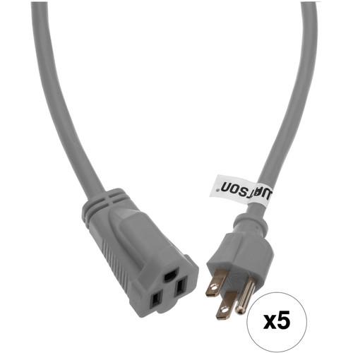 Watson AC Power Extension Cord 5-Pack