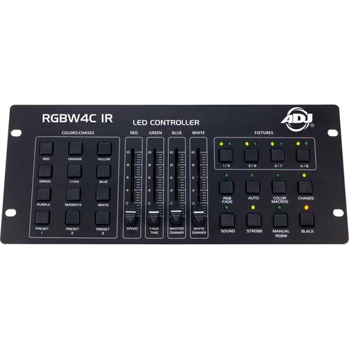 American DJ RGBW4C-IR 32-Channel DMX Controller for RGB, RGBW, and RGBA LED Fixtures