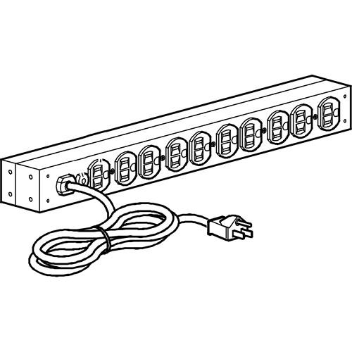 APC 1U 120V Basic Rack Power Distribution Unit